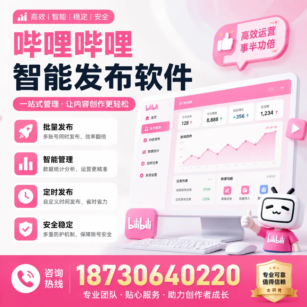 如何评估哔哩哔哩智能发布软件的ROI?珠海 企业必读